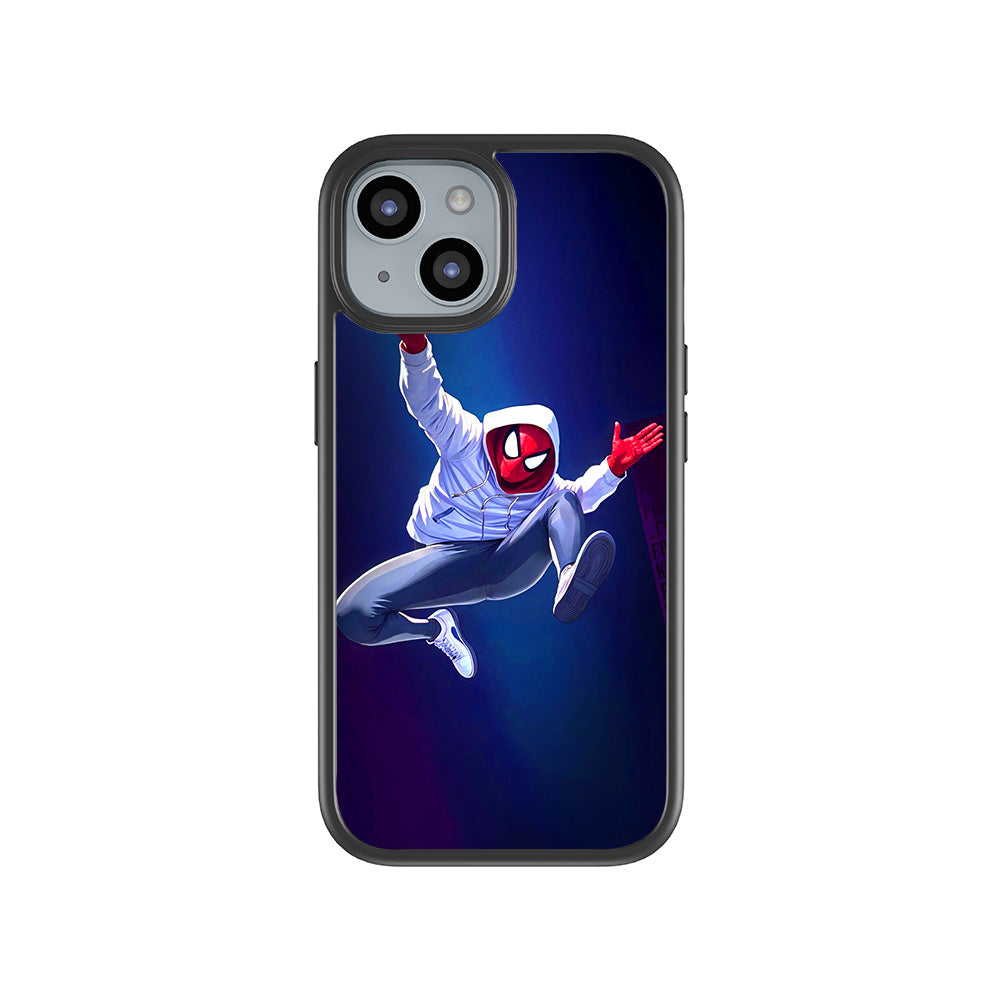 Web Hero Skyline Comics 3D Skin with Shockguard Armour Magsafe Case for Apple iPhone 15