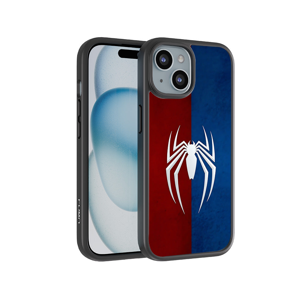 Spidey Emblem 3D Skin with Shockguard Armour Magsafe Case for Apple iPhone 15