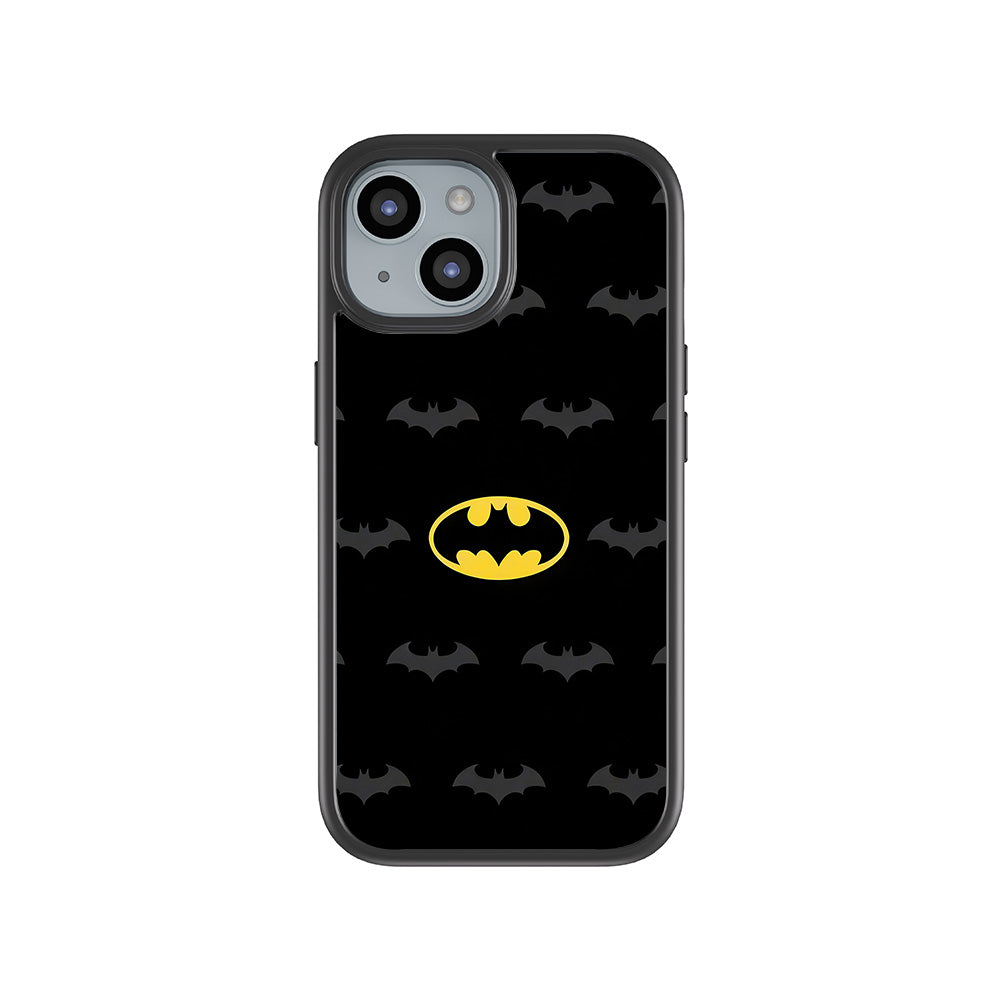 Batman Logo 3D Skin with Shockguard Armour Magsafe Case for Apple iPhone 15 Plus
