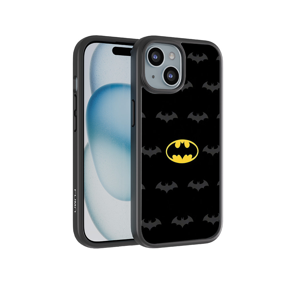 Batman Logo 3D Skin with Shockguard Armour Magsafe Case for Apple iPhone 15 Plus