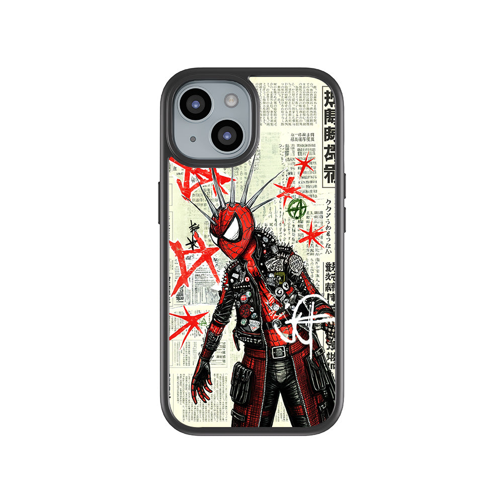 Spider Rage 3D Skin with Shockguard Armour Magsafe Case for Apple iPhone 15