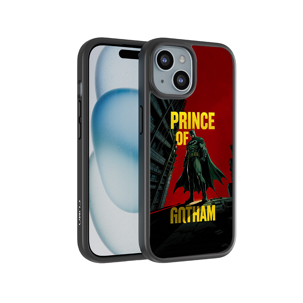 Prince of Gotham 3D Skin with Shockguard Armour Magsafe Case for Apple iPhone 15