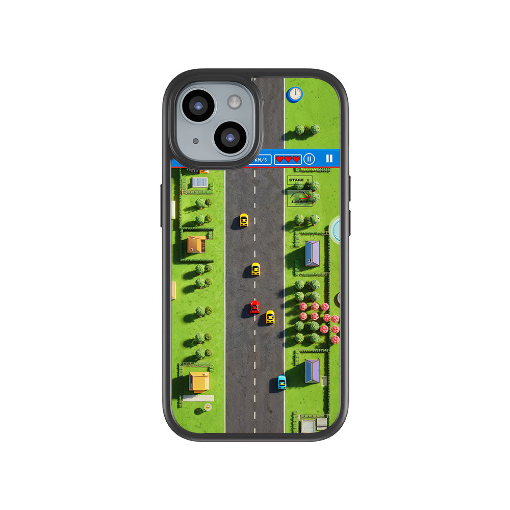 Race to Victory 3D Skin with Shockguard Armour Magsafe Case for Apple iPhone 15