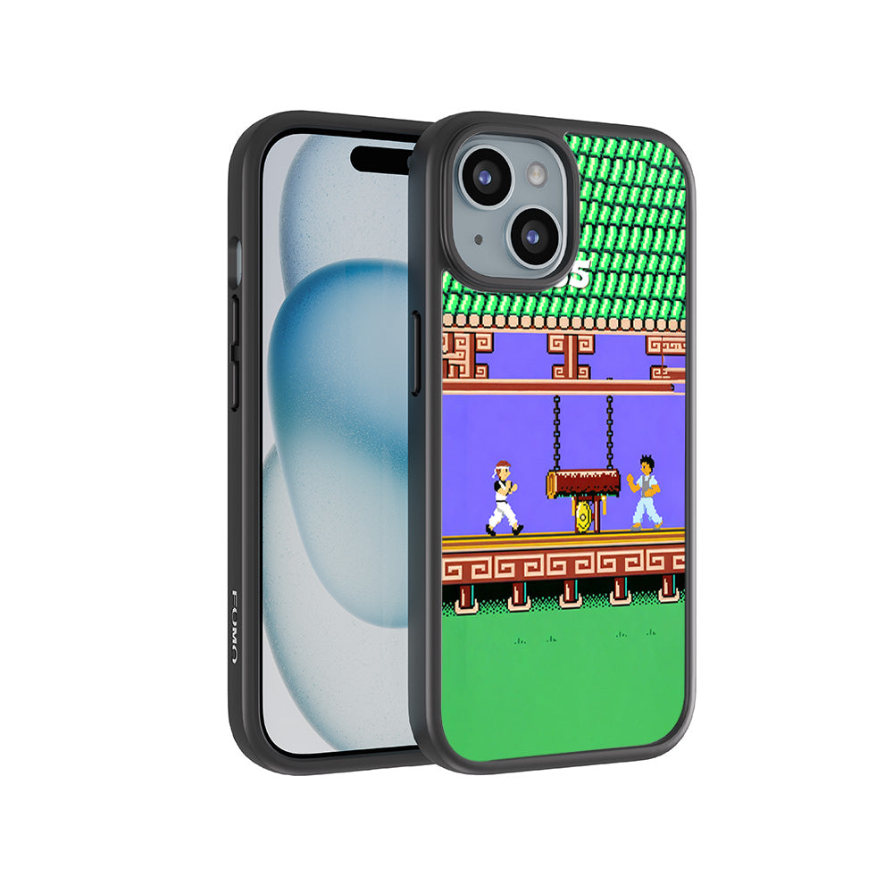 Kung Fu Clash 3D Skin with Shockguard Armour Magsafe Case for Apple iPhone 15 Plus