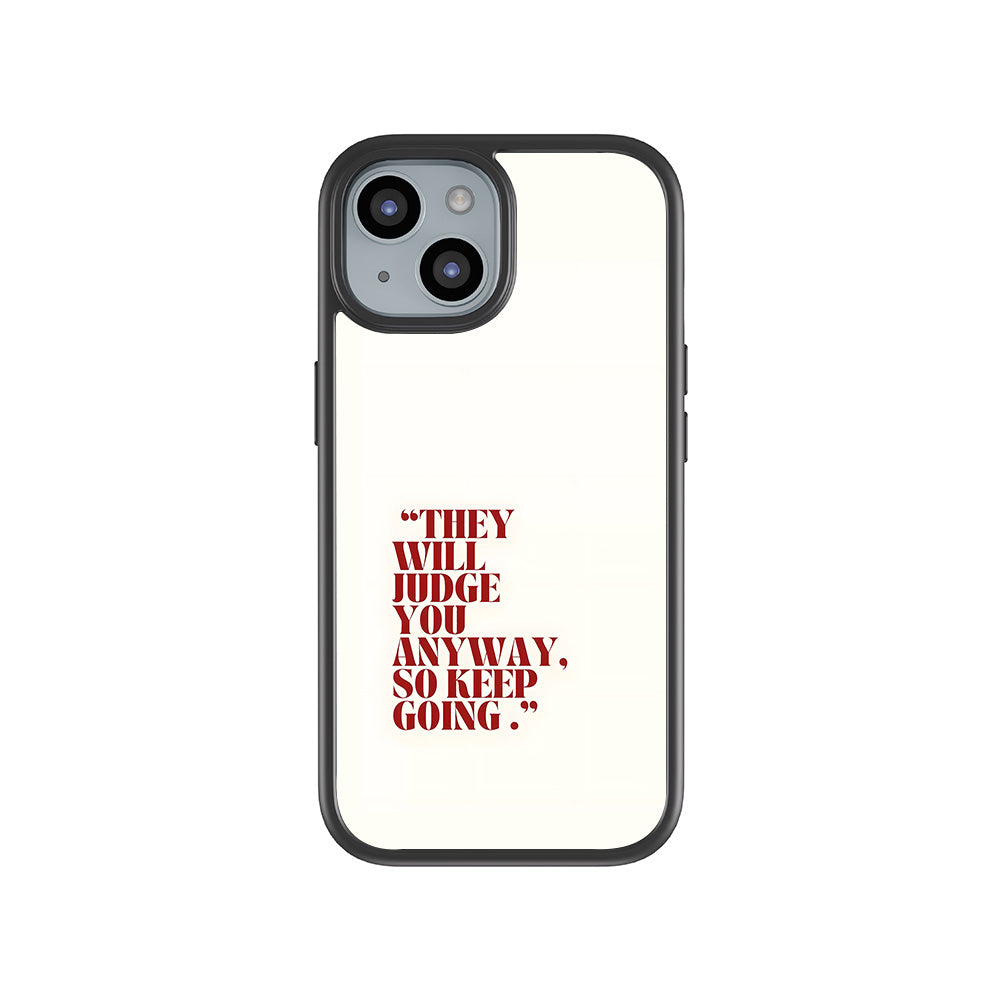 They Will Judge You 3D Skin with Shockguard Armour Magsafe Case for Apple iPhone 15
