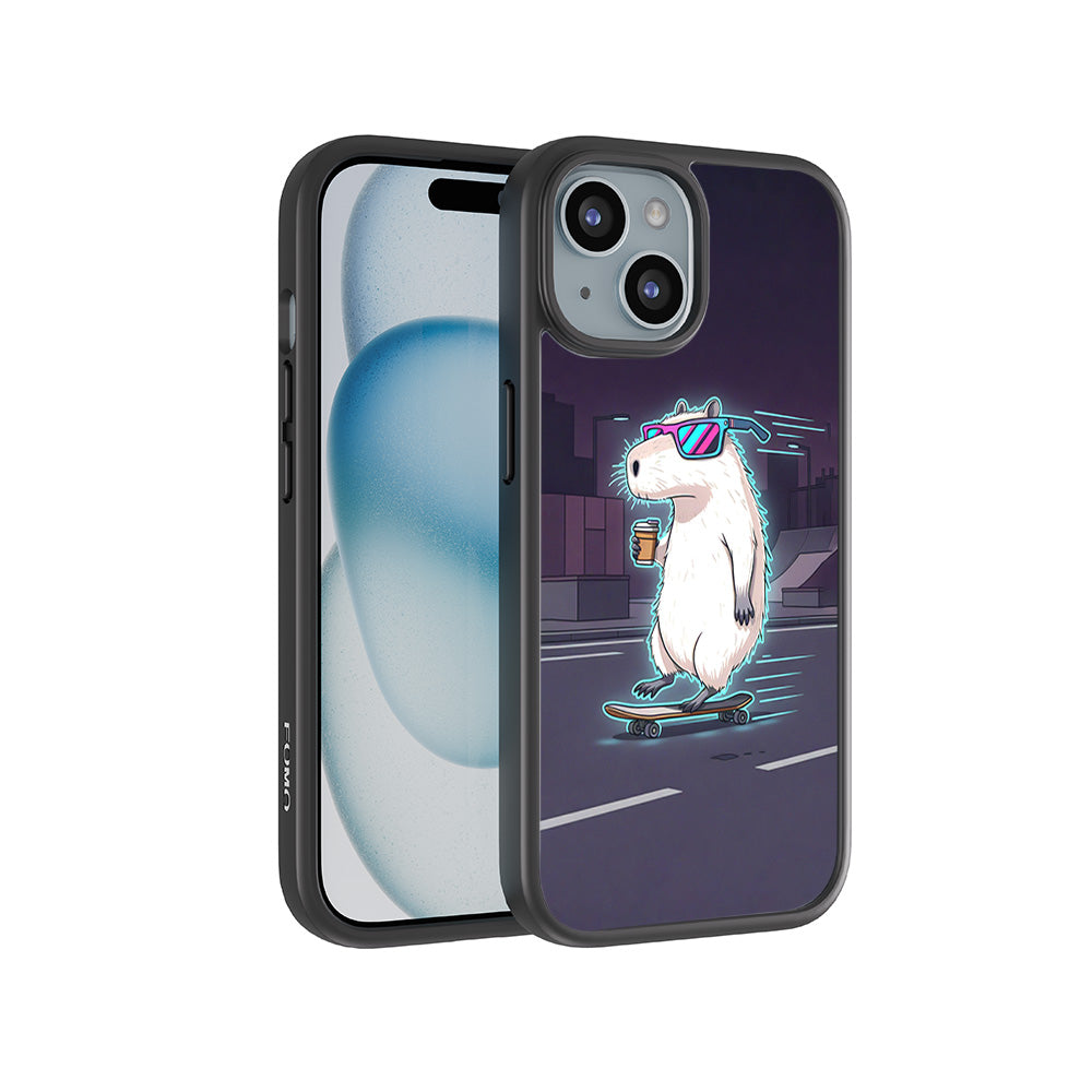 Skater Vibes 3D Skin with Shockguard Armour Magsafe Case for Apple iPhone 15