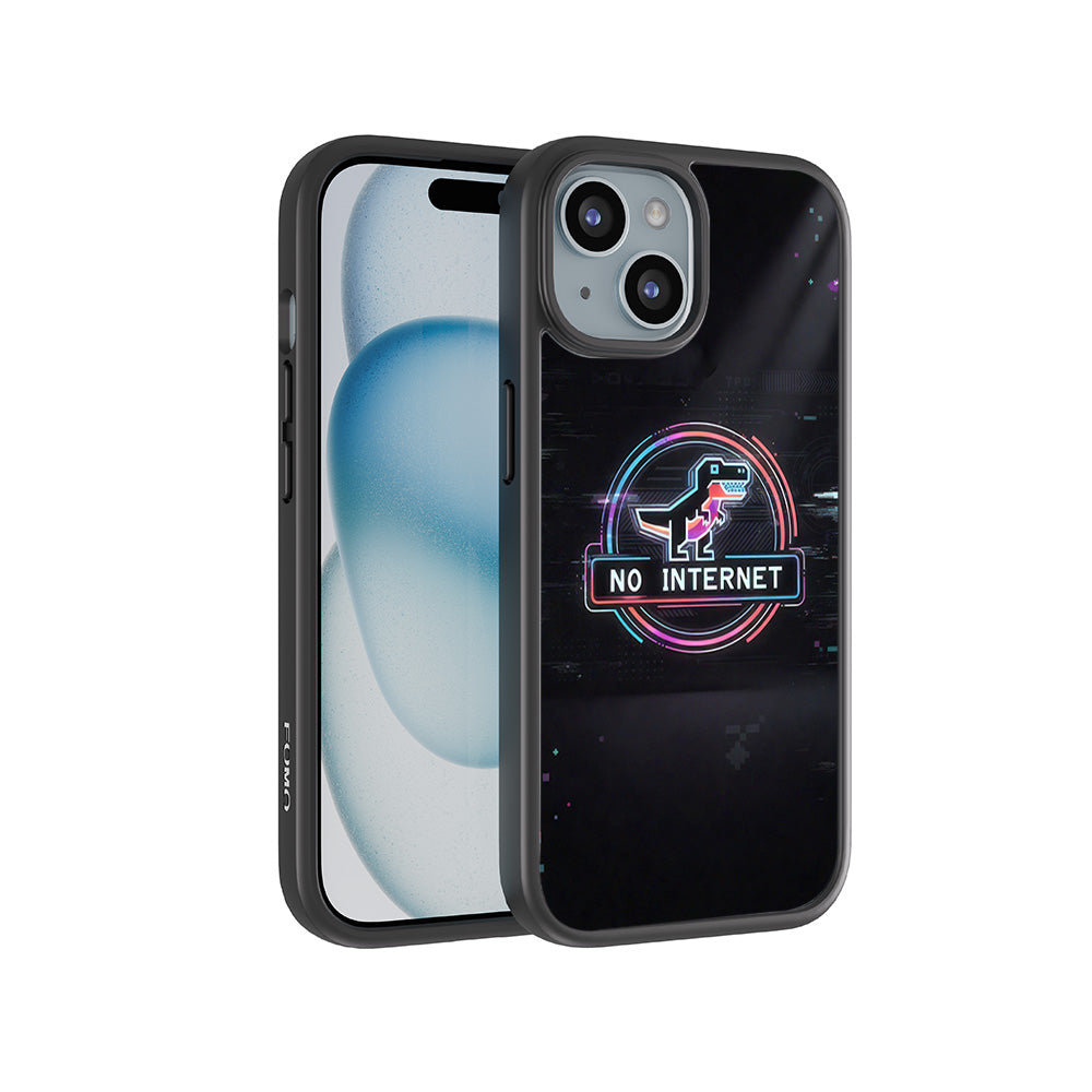 Dinosaur Connection 3D Skin with Shockguard Armour Magsafe Case for Apple iPhone 15 Plus