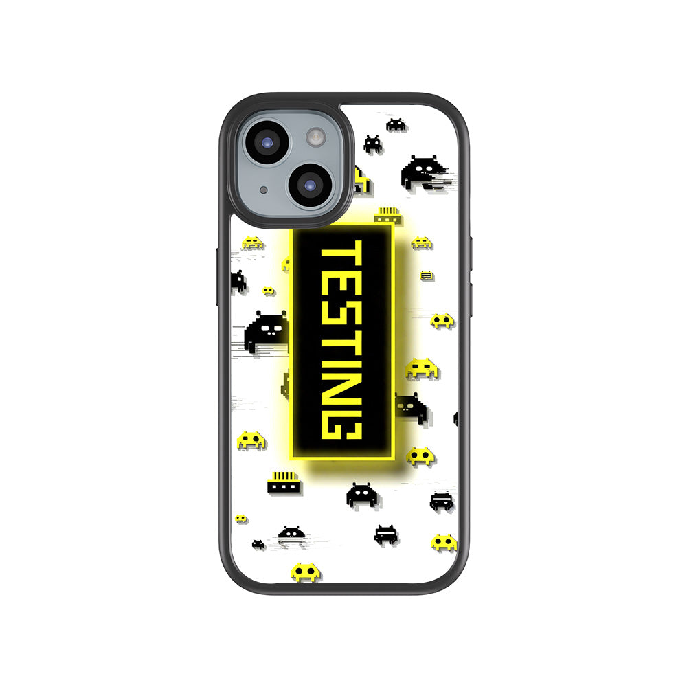 Testing Under Attack 3D Skin with Shockguard Armour Magsafe Case for Apple iPhone 15