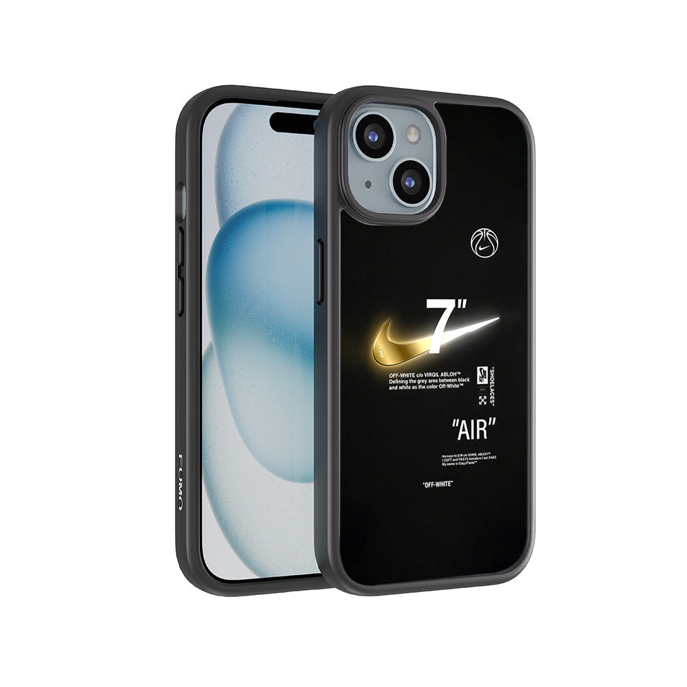 Off-White Sneakerhead 3D Skin with Shockguard Armour Magsafe Case for Apple iPhone 15