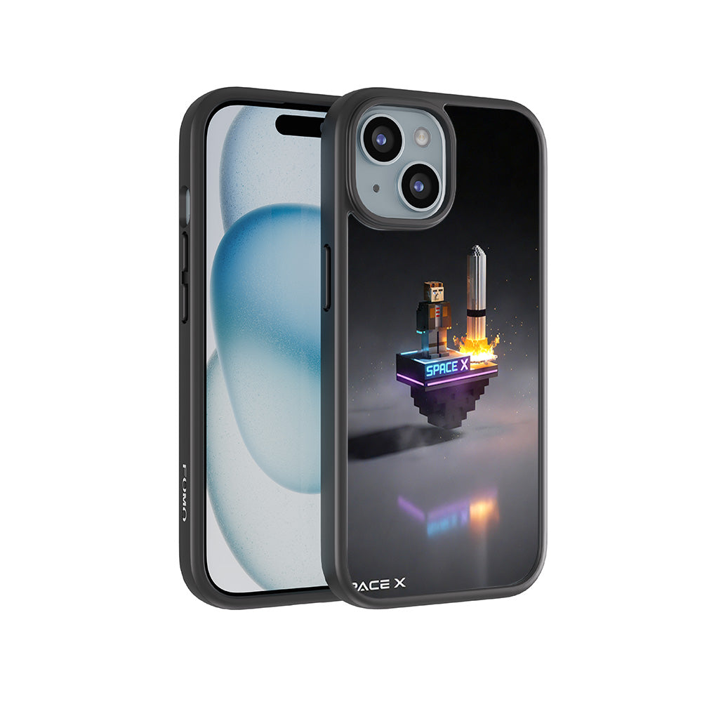 SpaceX Adventure 3D Skin with Shockguard Armour Magsafe Case for Apple iPhone 15