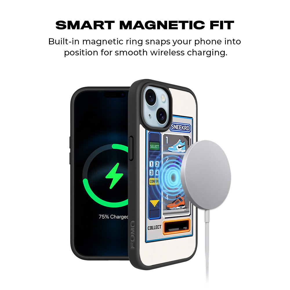 Sneaker Collecting Game 3D Skin with Shockguard Armour Magsafe Case for Apple iPhone 15