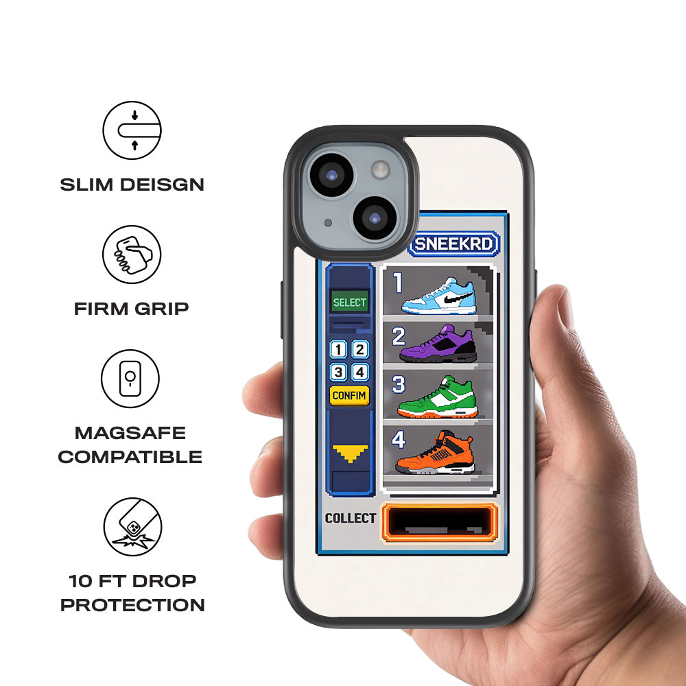 Sneaker Collecting Game 3D Skin with Shockguard Armour Magsafe Case for Apple iPhone 15