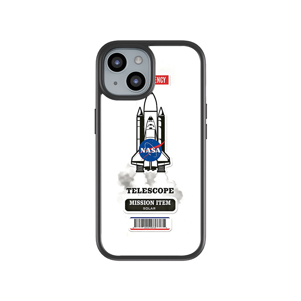 Space Mission NASA 3D Skin with Shockguard Armour Magsafe Case for Apple iPhone 15