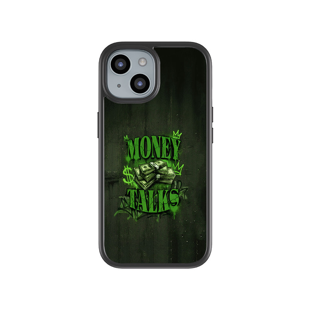 Money Talks 3D Skin with Shockguard Armour Magsafe Case for Apple iPhone 15
