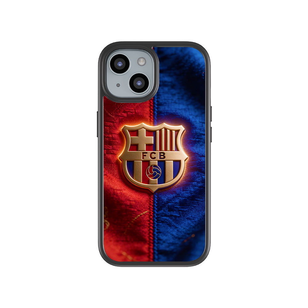 FC Barcelona Sports 3D Skin with Shockguard Armour Magsafe Case for Apple iPhone 15