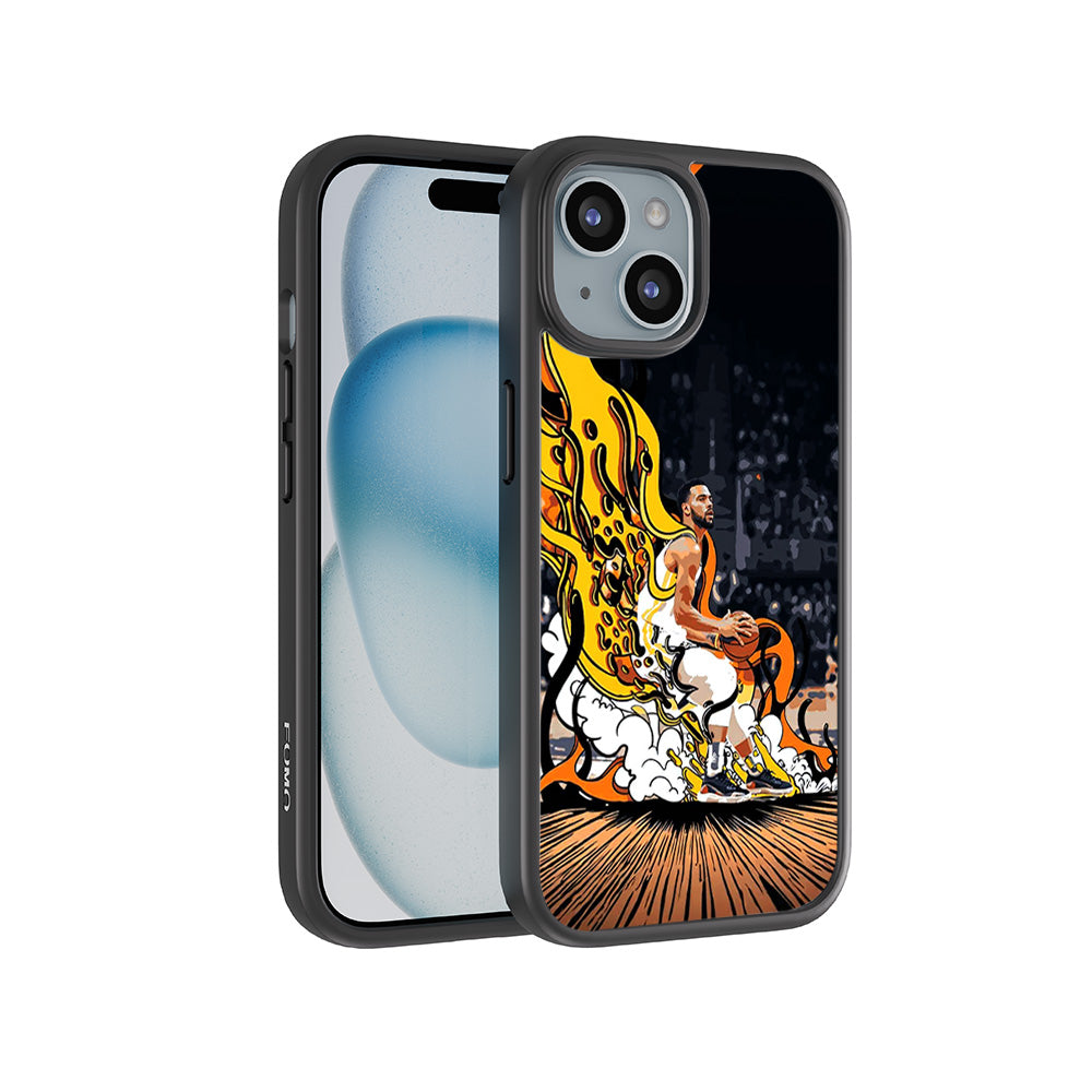 Crimson Victory Ronaldo 3D Skin with Shockguard Armour Magsafe Case for Apple iPhone 15 Plus