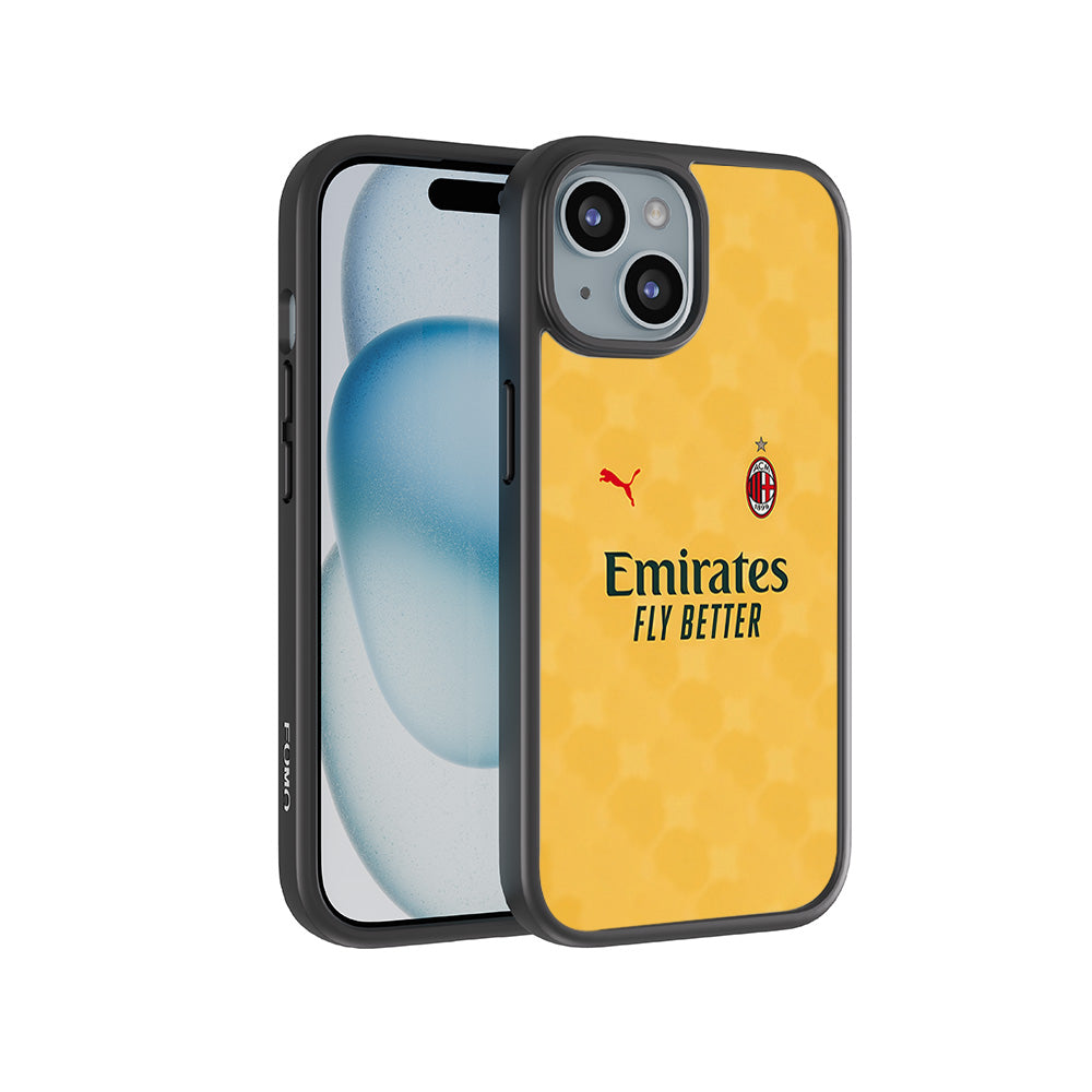 Emirates Yellow 3D Skin with Shockguard Armour Magsafe Case for Apple iPhone 15