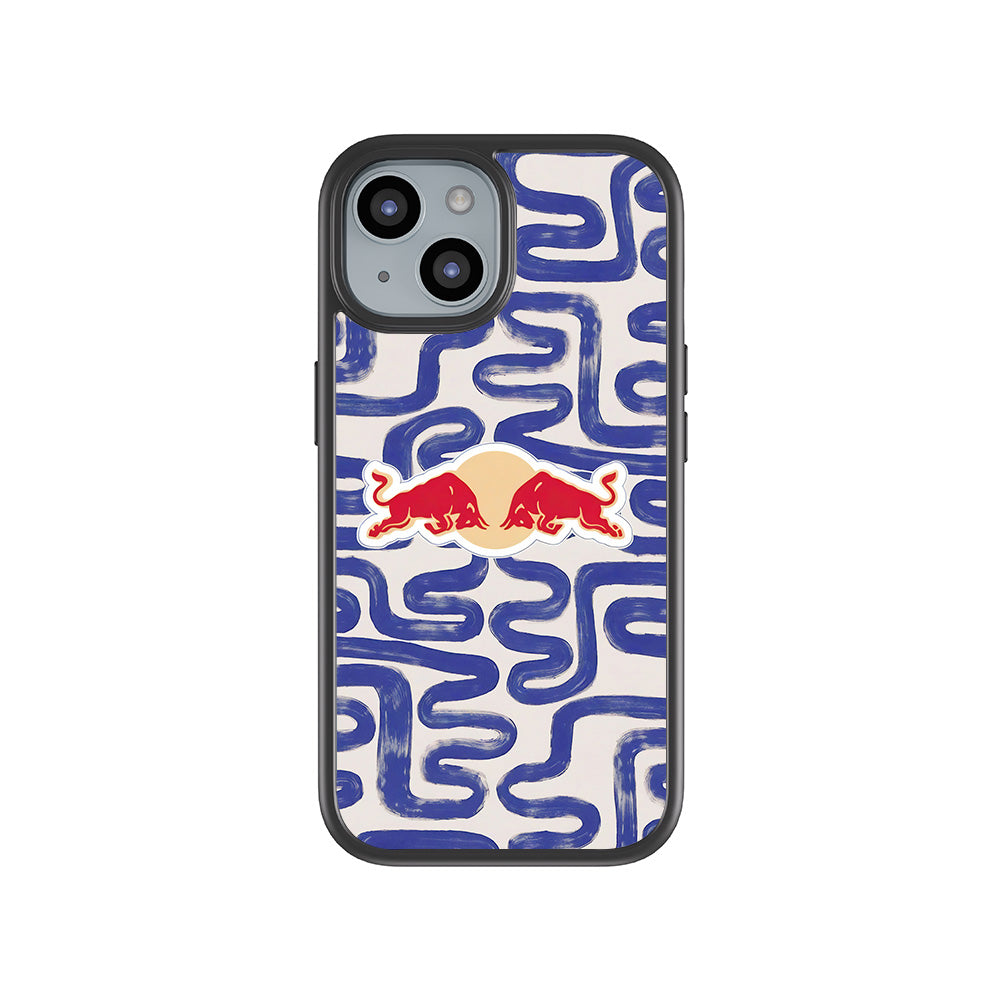 Red Bull Design 3D Skin with Shockguard Armour Magsafe Case for Apple iPhone 15