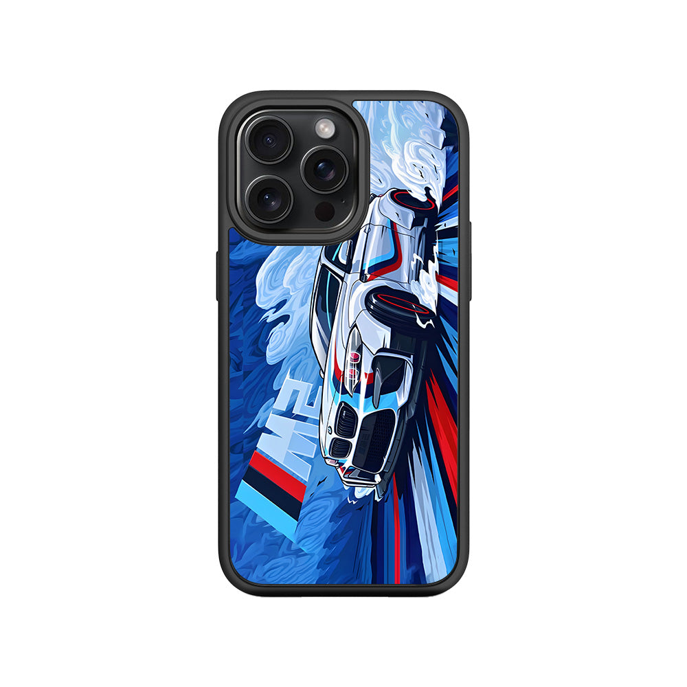 BMW M2 3D Skin with Shockguard Armour Magsafe Case for Apple iPhone 15 Pro