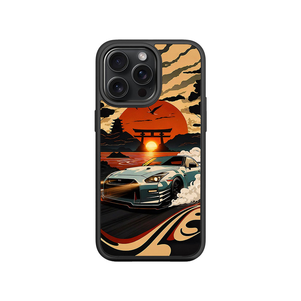 JDM Nissan GTR 3D Skin with Shockguard Armour Magsafe Case for Apple iPhone 15 Pro