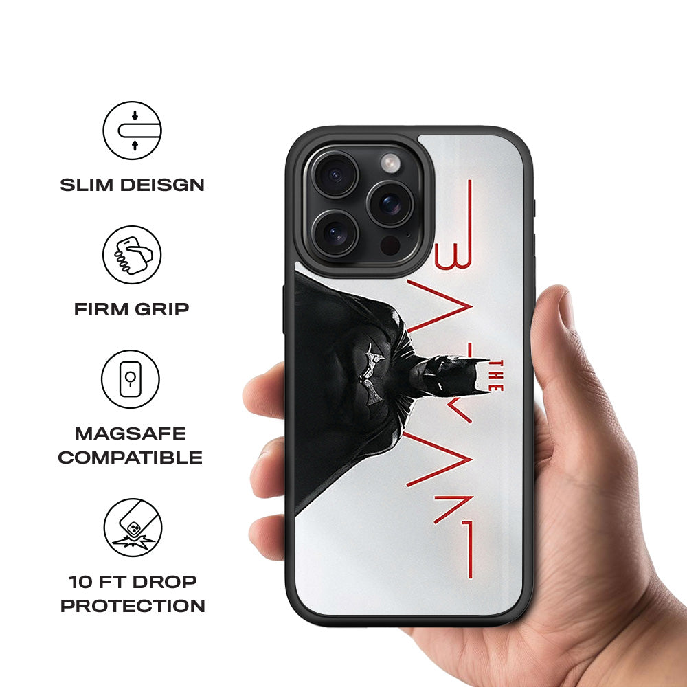 Midnight and 15 Plustector 3D Skin with Shockguard Armour Magsafe Case for Apple iPhone 15 Pro