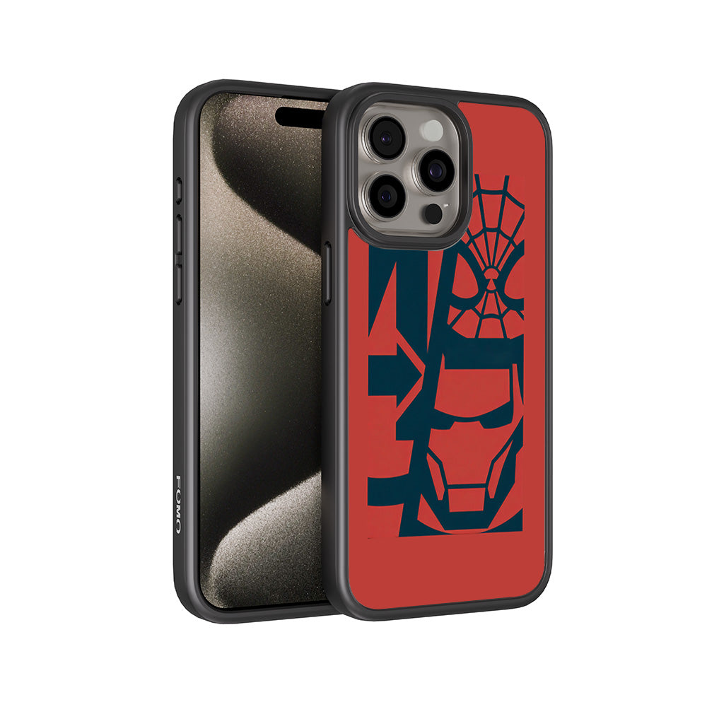 Marvel Trio 3D Skin with Shockguard Armour Magsafe Case for Apple iPhone 15 Pro