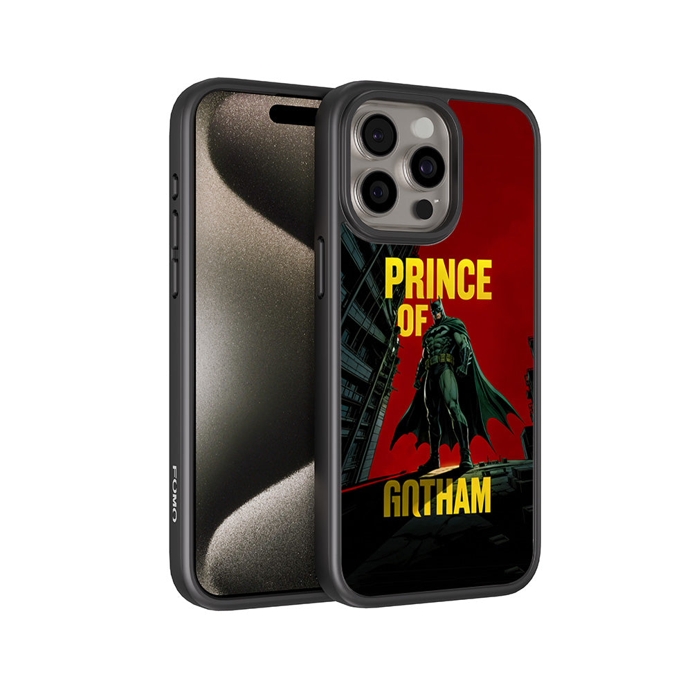 Prince of Gotham 3D Skin with Shockguard Armour Magsafe Case for Apple iPhone 15 Pro