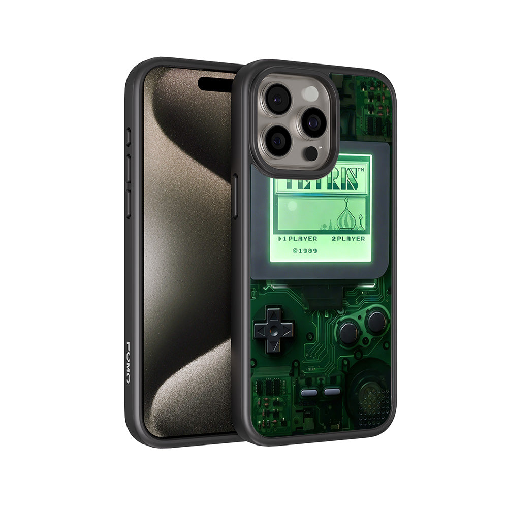 Tetris Classic 3D Skin with Shockguard Armour Magsafe Case for Apple iPhone 15 Pro