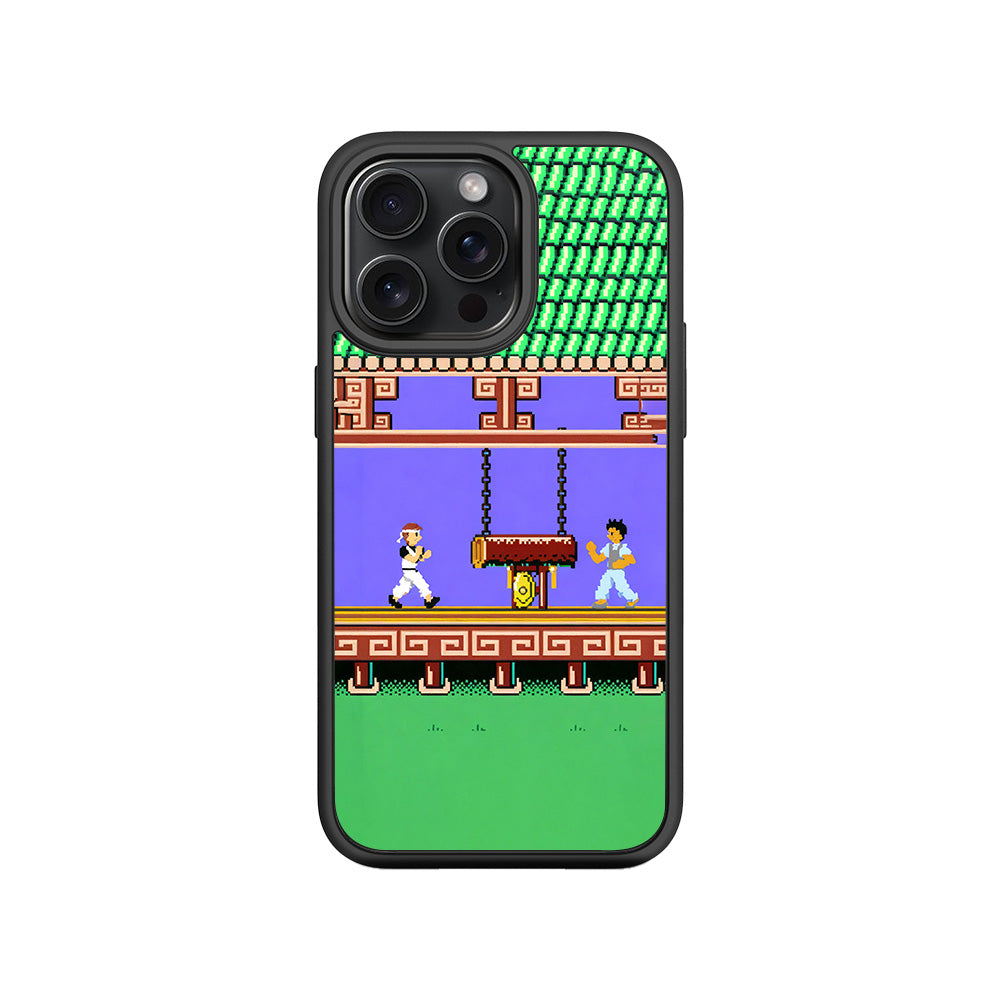 Kung Fu Clash 3D Skin with Shockguard Armour Magsafe Case for Apple iPhone 15 Pro
