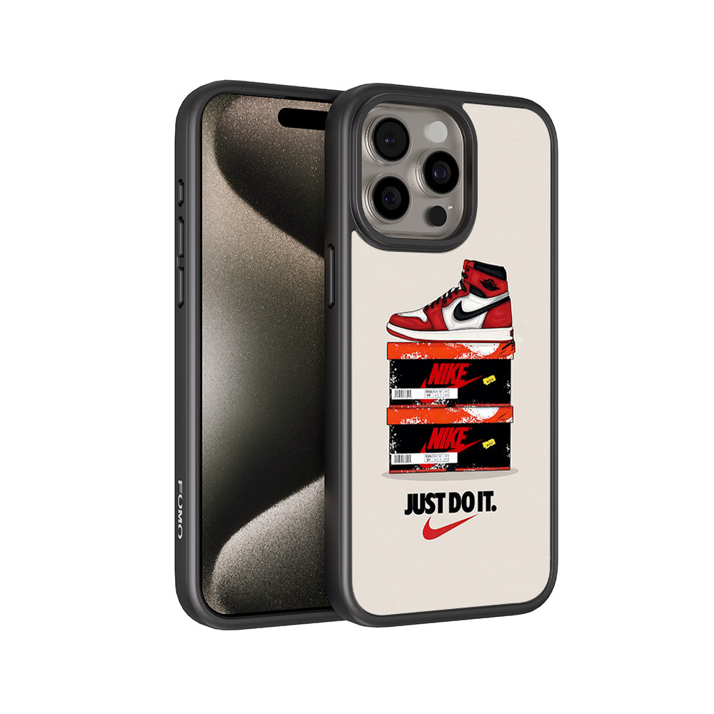 Nike Air Jordan 3D Skin with Shockguard Armour Magsafe Case for Apple iPhone 15 Pro