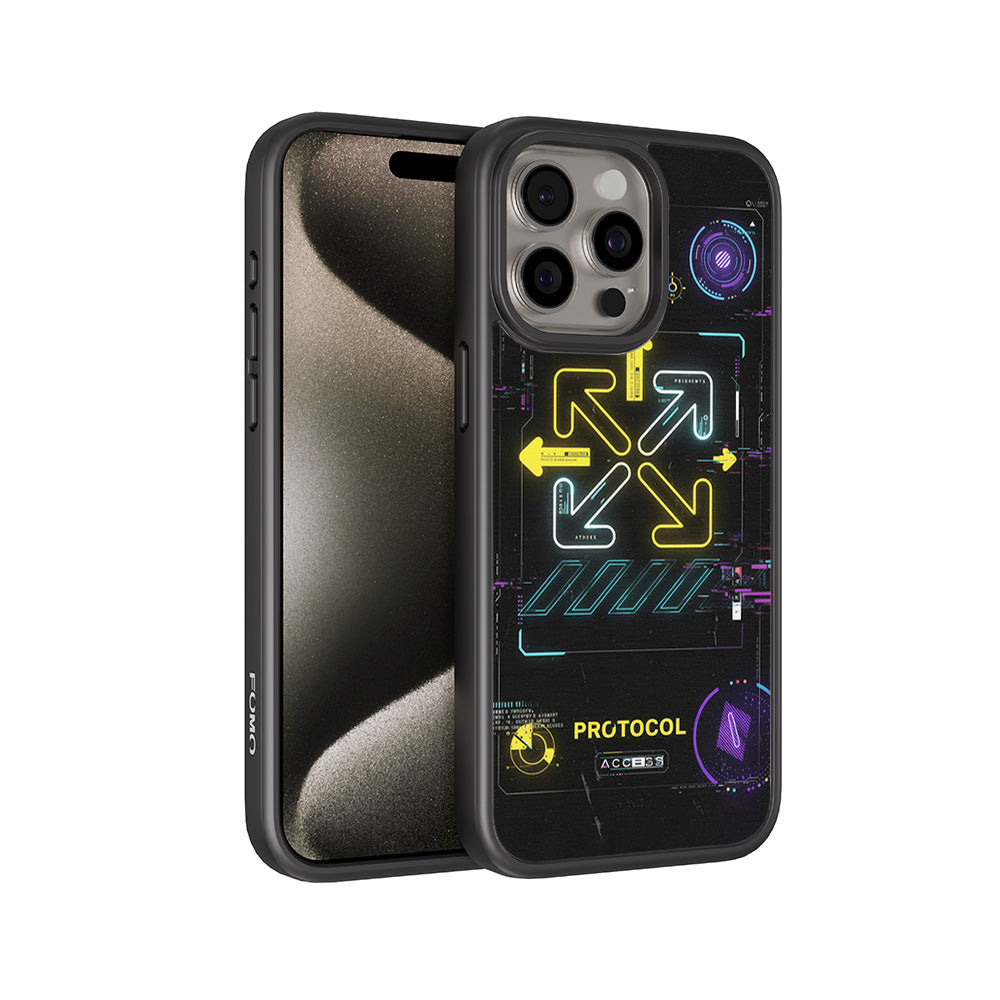 System and 15 Plustocol 3D Skin with Shockguard Armour Magsafe Case for Apple iPhone 15 Pro