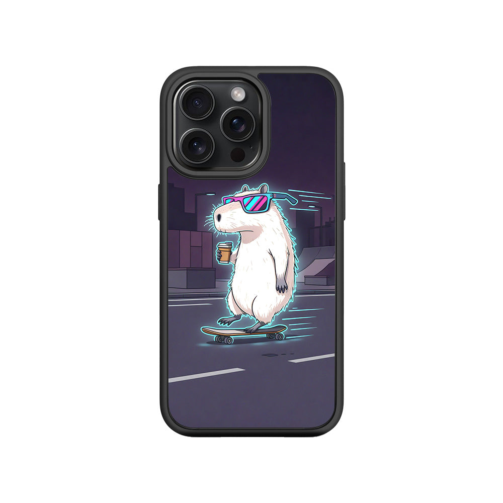 Skater Vibes 3D Skin with Shockguard Armour Magsafe Case for Apple iPhone 15 Pro