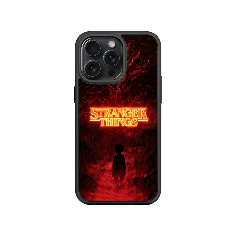 Stranger Things 3D Skin with Shockguard Armour Magsafe Case for Apple iPhone 15 Pro