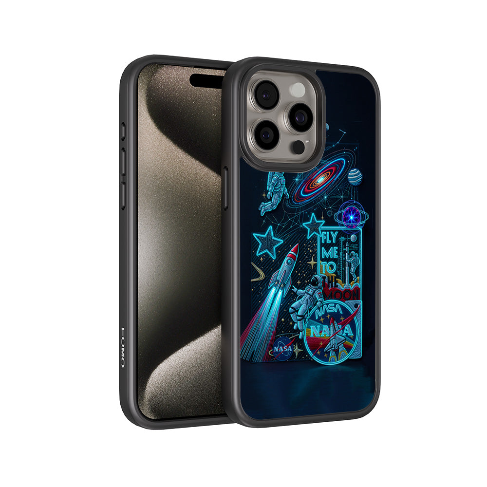 NASA Exploration 3D Skin with Shockguard Armour Magsafe Case for Apple iPhone 15 Pro