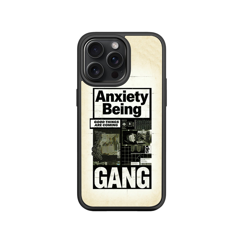 Anxiety Art 3D Skin with Shockguard Armour Magsafe Case for Apple iPhone 15 Pro