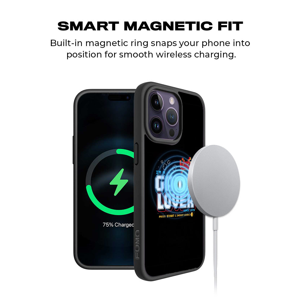 Game Lover 3D Skin with Shockguard Armour Magsafe Case for Apple iPhone 15 Pro Max