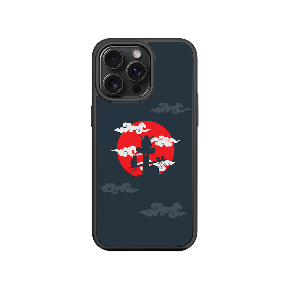 Itachi Uchiha Anime 3D Skin with Shockguard Armour Magsafe Case for Apple iPhone 15 Pro