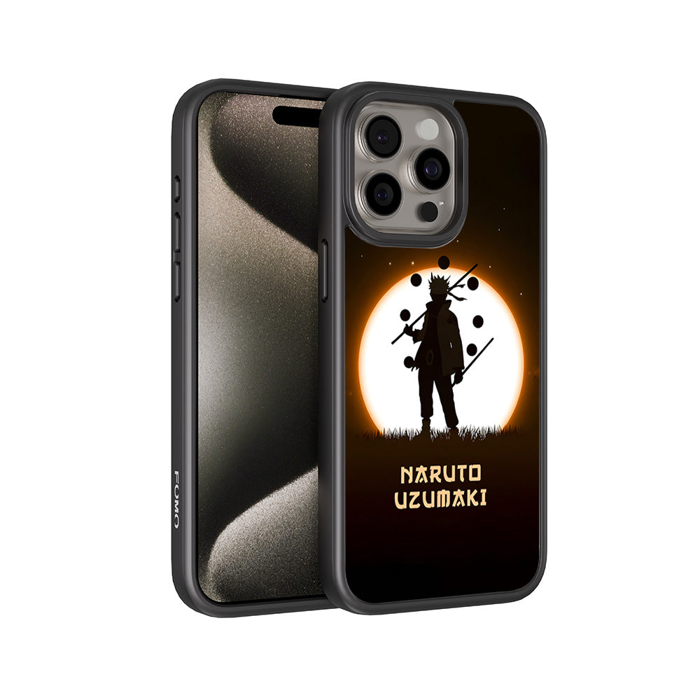 Uzumaki Naruto Anime 3D Skin with Shockguard Armour Magsafe Case for Apple iPhone 15 Pro Max