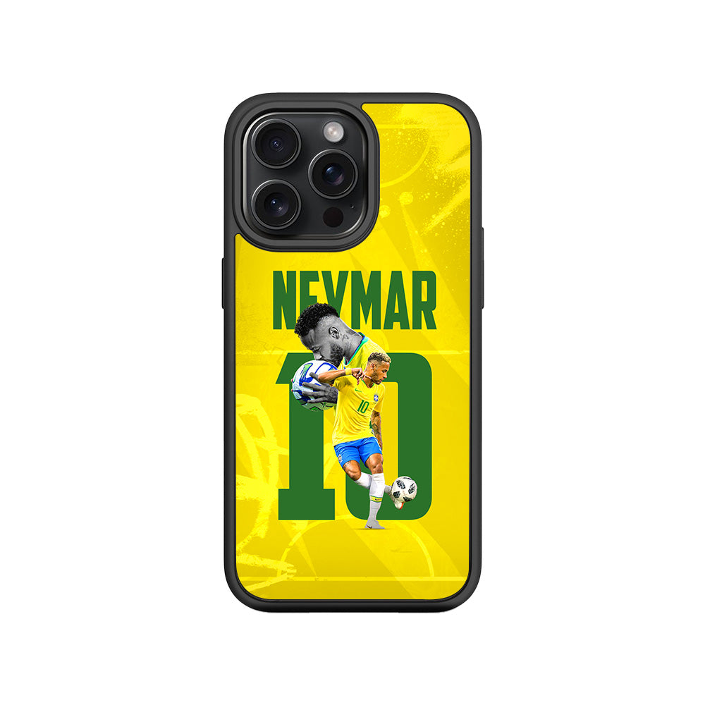 Neymar Da Silva Sports 3D Skin with Shockguard Armour Magsafe Case for Apple iPhone 15 Pro Max