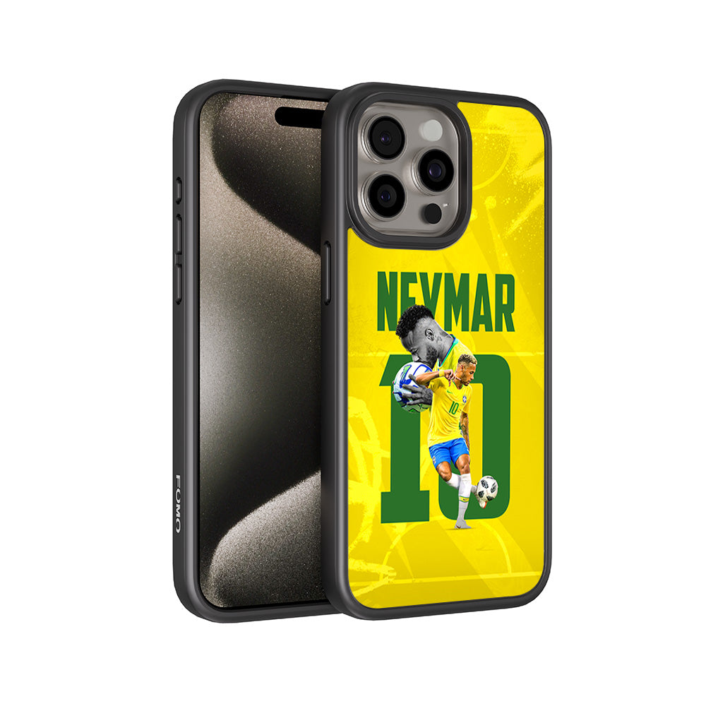 Neymar Da Silva Sports 3D Skin with Shockguard Armour Magsafe Case for Apple iPhone 15 Pro Max