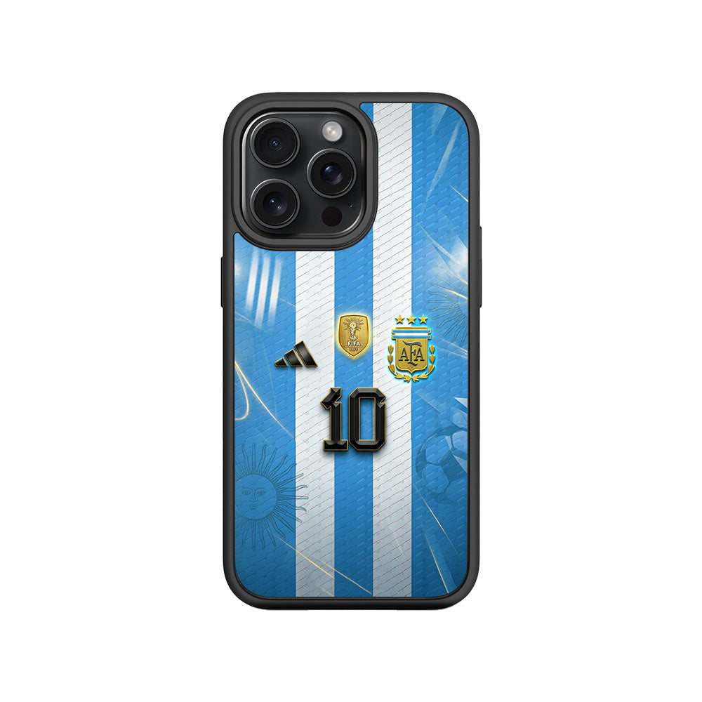 AFA 10 Champion Sports 3D Skin with Shockguard Armour Magsafe Case for Apple iPhone 15 Pro