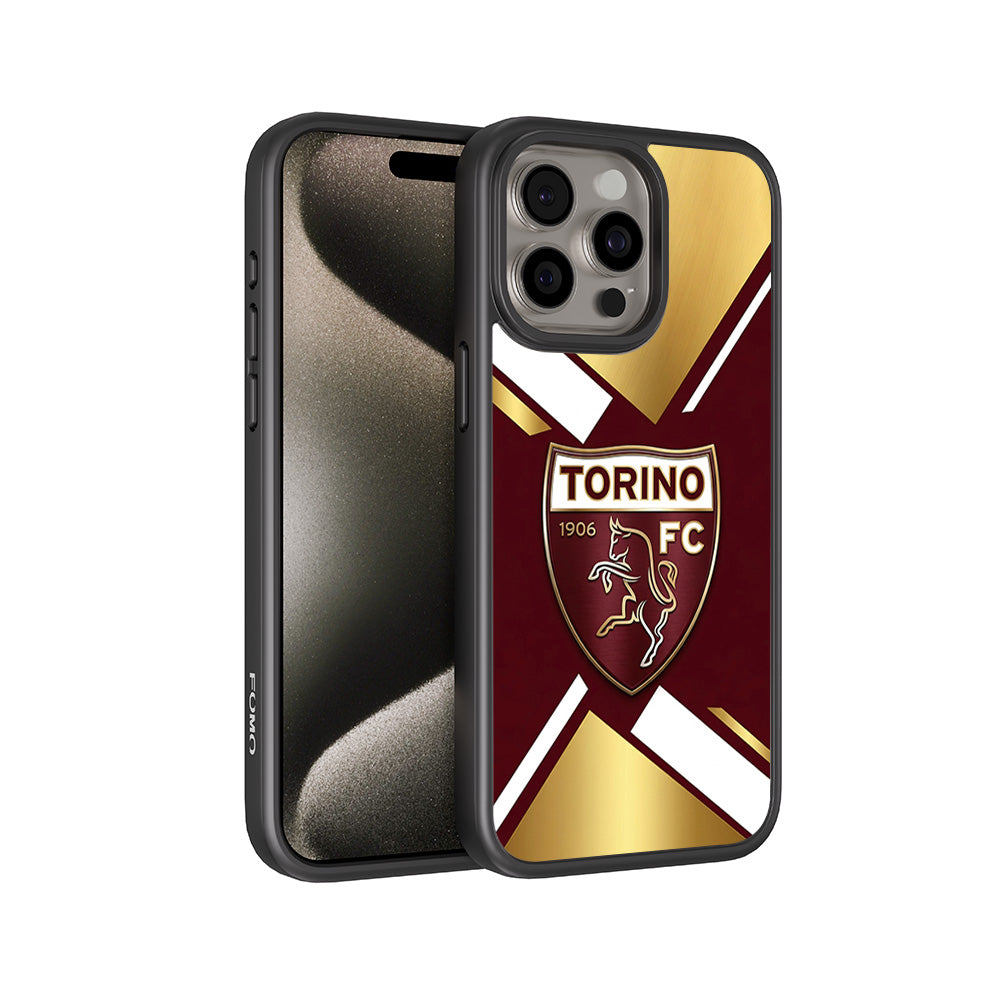 TORINO FC 1906 Sports 3D Skin with Shockguard Armour Magsafe Case for Apple iPhone 15 Pro