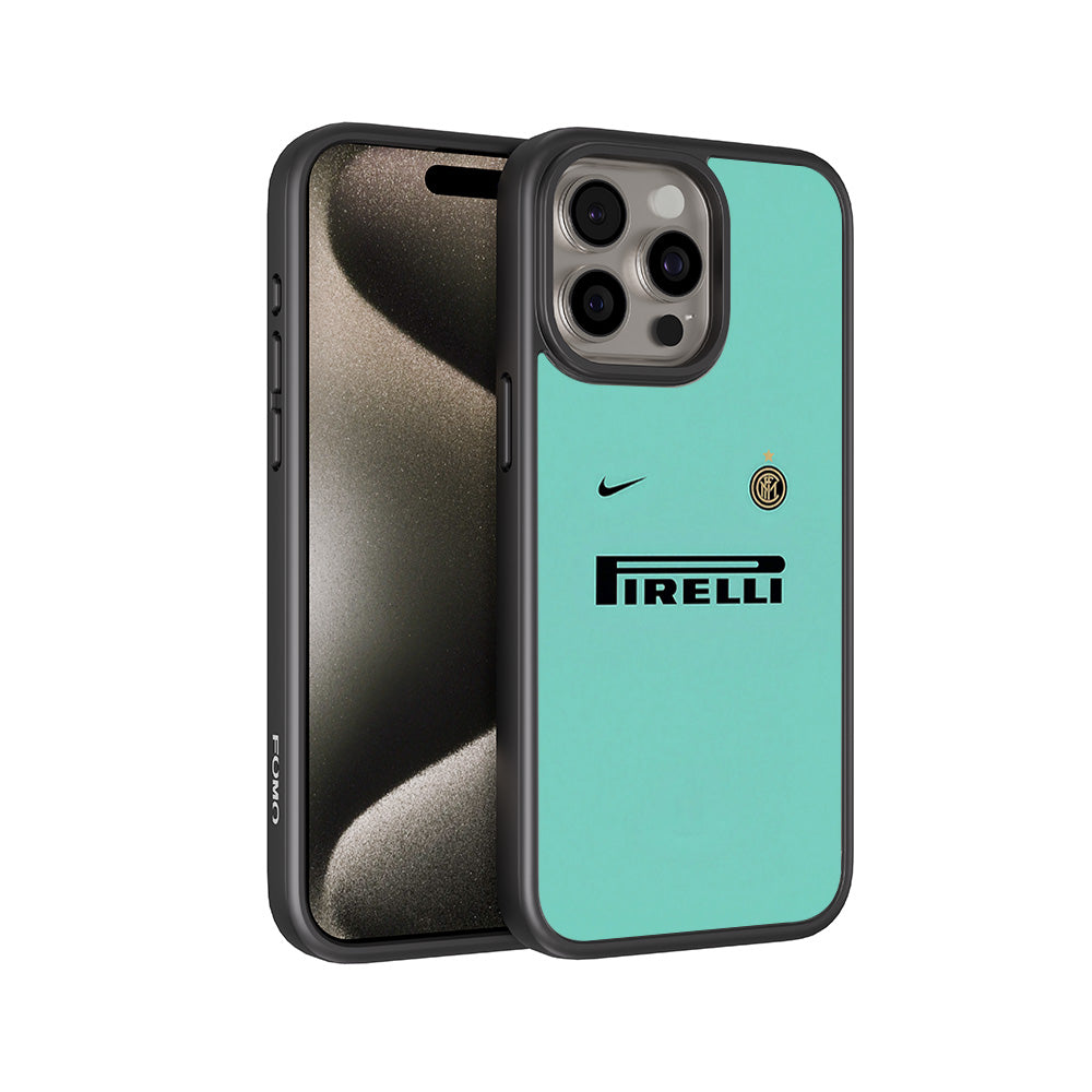 Pirelli Green 3D Skin with Shockguard Armour Magsafe Case for Apple iPhone 15 Pro