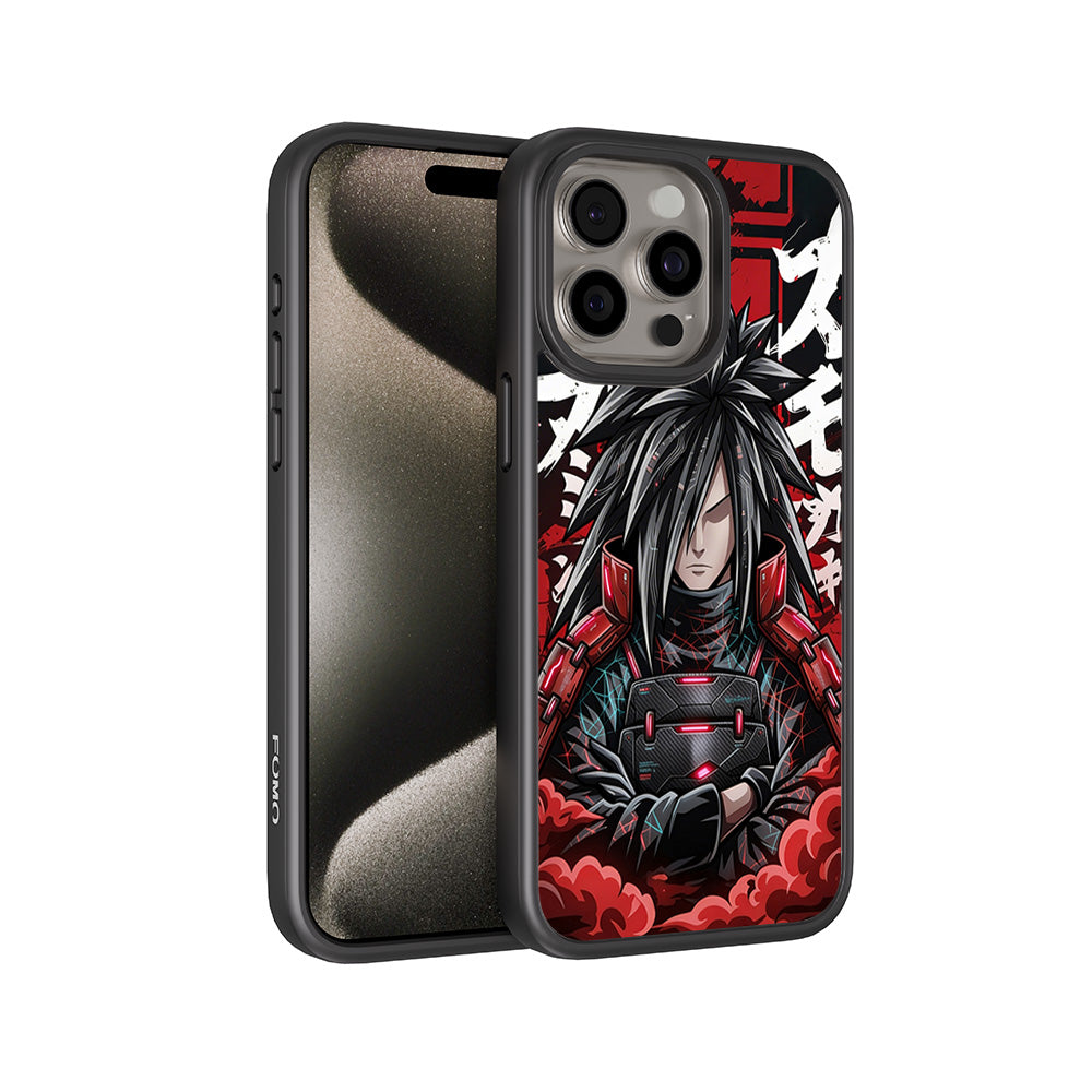 Madara Uchiha Anime 3D Skin with Shockguard Armour Magsafe Case for Apple iPhone 15 Pro Max