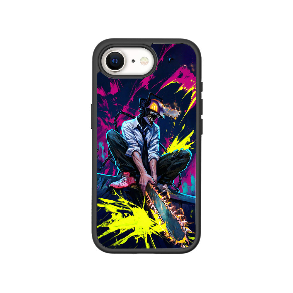 Chainsaw Man Denji 3D Skin with Shockguard Armour Magsafe Case for Apple iPhone 16E
