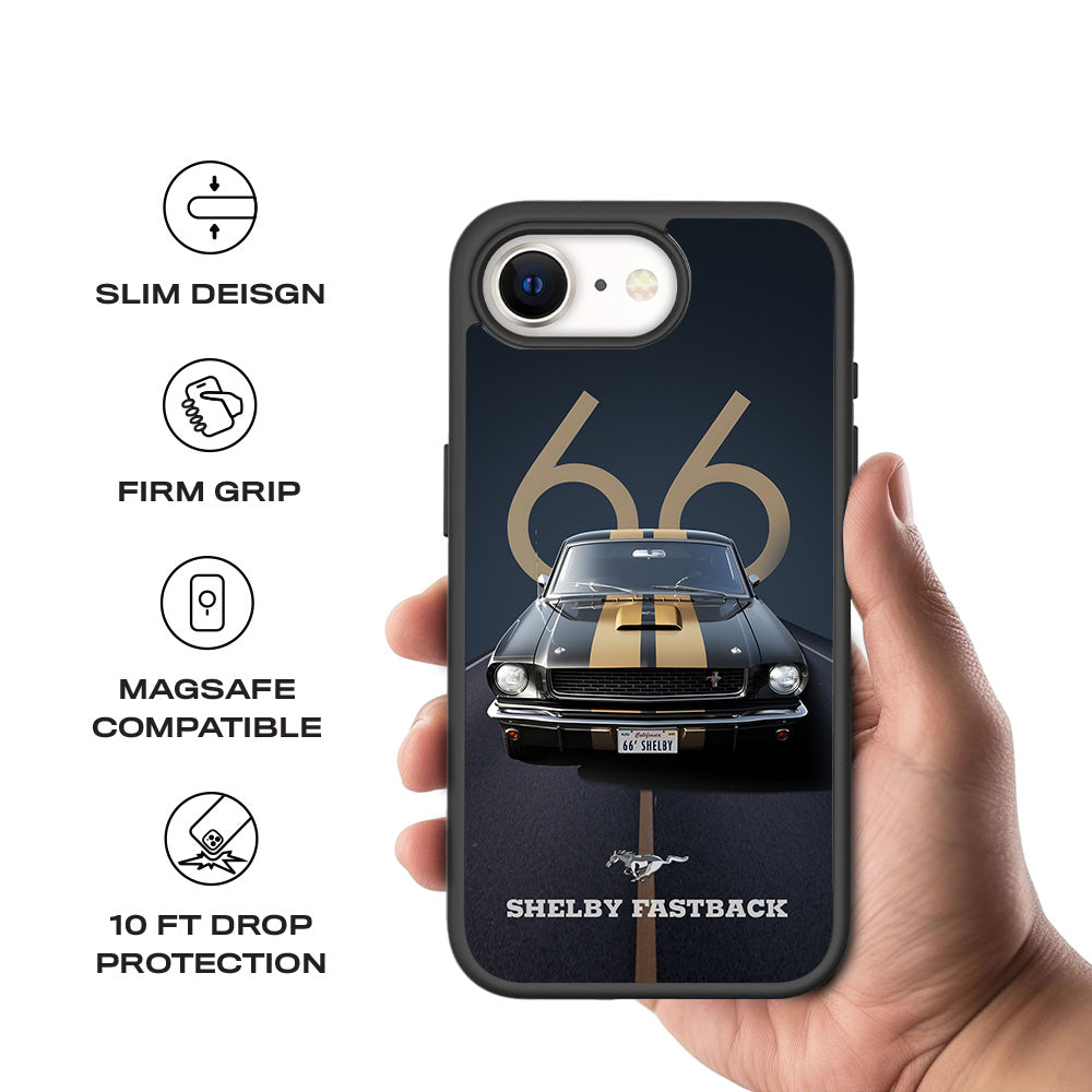 Shelby Mustang GT350H 3D Skin with Shockguard Armour Magsafe Case for Apple iPhone 16E