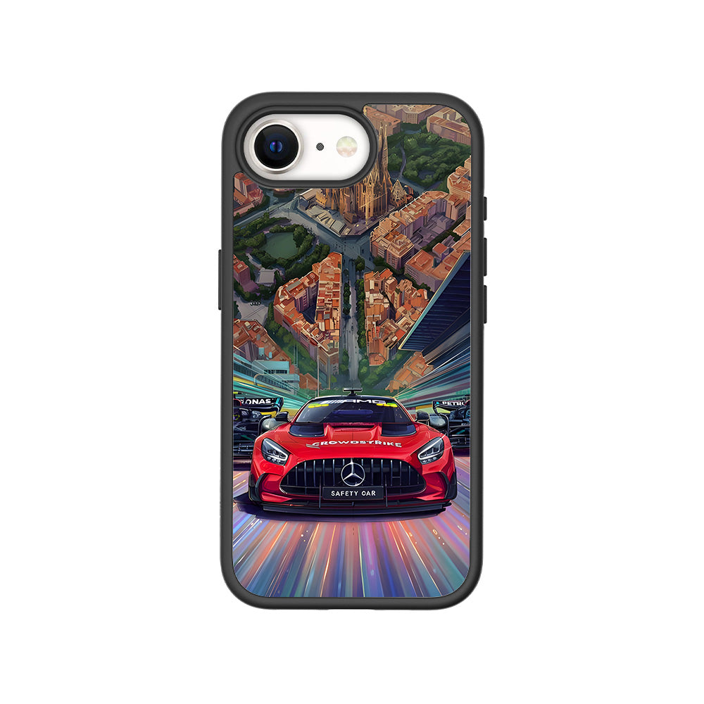 2023 Spanish Grand Prix 3D Skin with Shockguard Armour Magsafe Case for Apple iPhone 16E