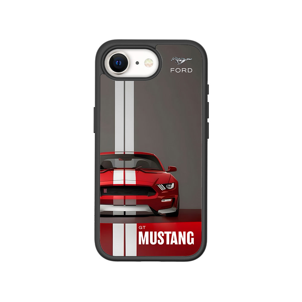 Ford GT Mustang 3D Skin with Shockguard Armour Magsafe Case for Apple iPhone 16E