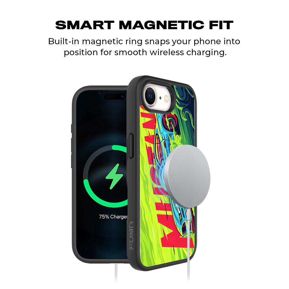 Ford Mustang 3D Skin with Shockguard Armour Magsafe Case for Apple iPhone 16E