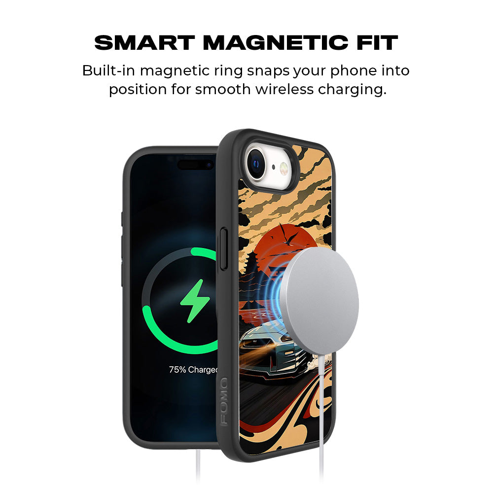 JDM Nissan GTR 3D Skin with Shockguard Armour Magsafe Case for Apple iPhone 16E